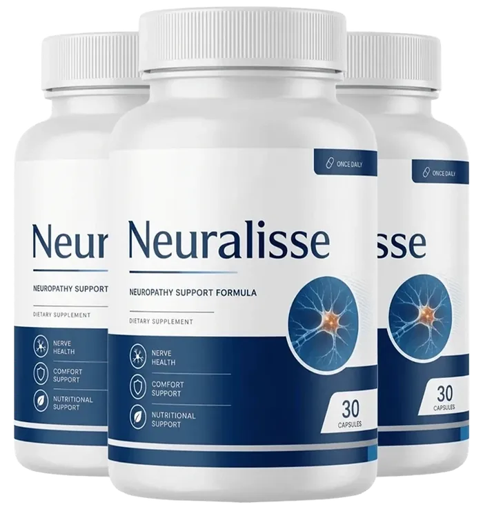 3 white bottles of Neuralisse, 30 capsules each