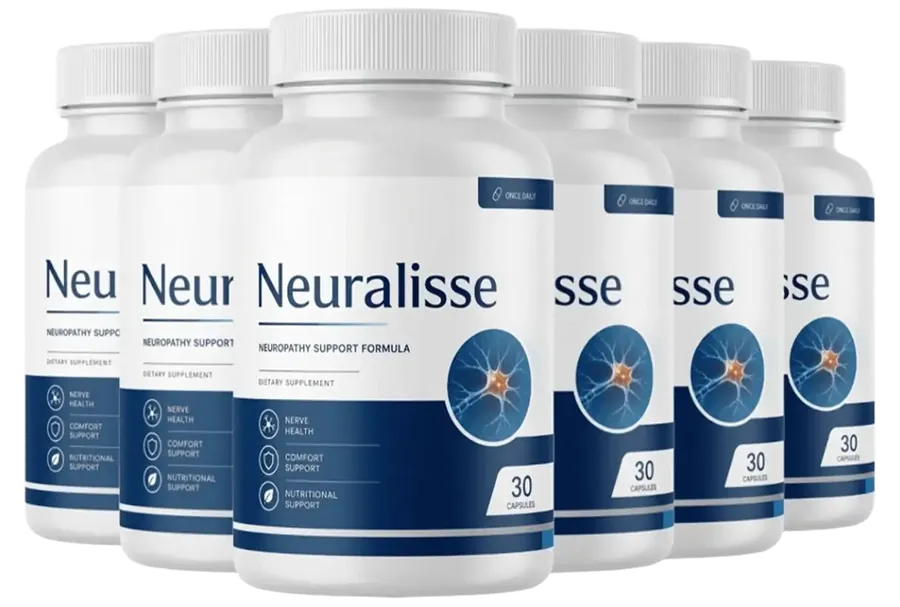 6 white bottles of Neuralisse, 30 capsules each